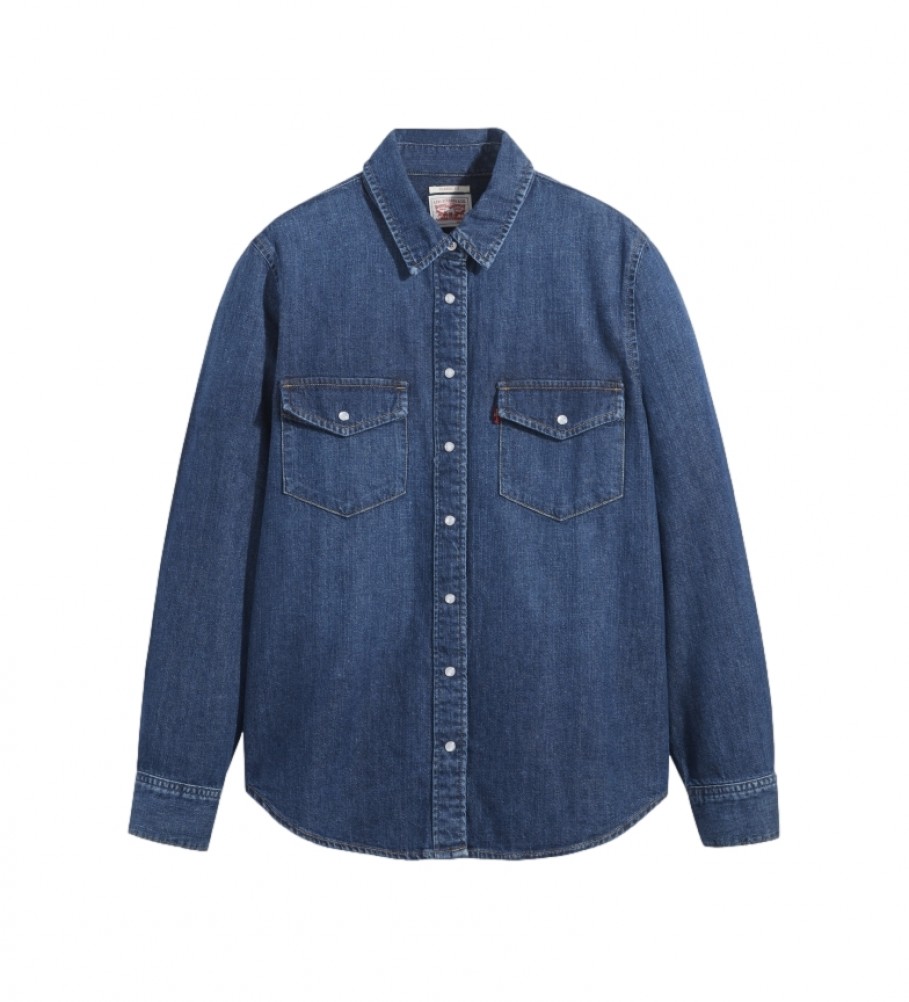 Camisa Levi's Essential Western Air Space 2 azul