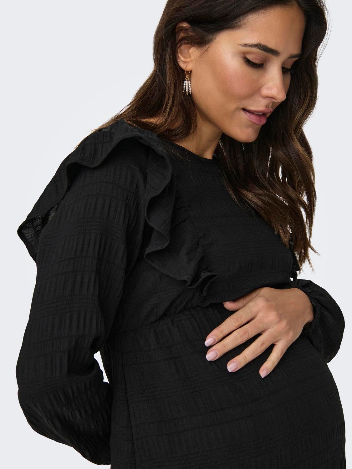 OLMDALLORA Kurzes Kleid Black