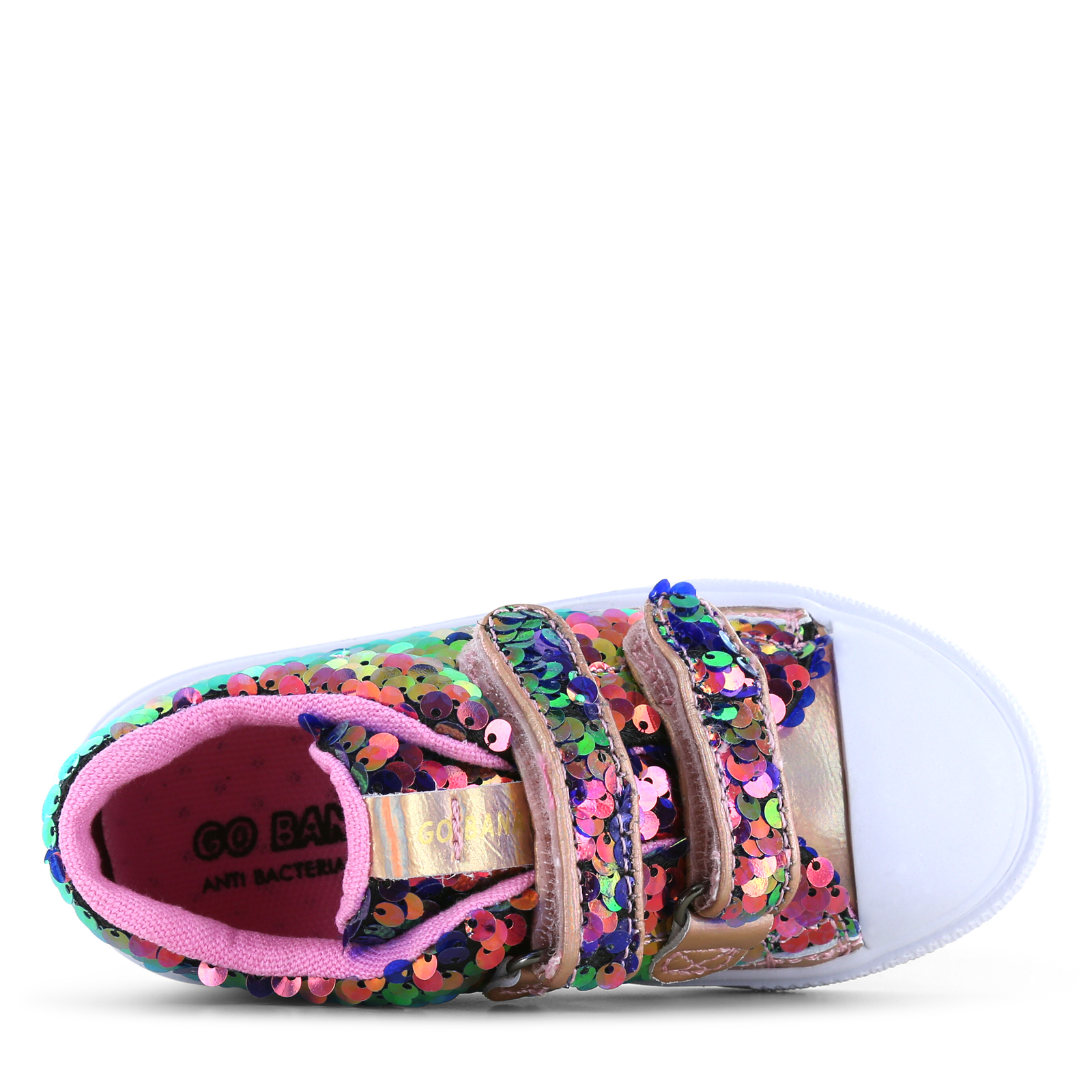 Go Banana’s klittenband sneaker – Mermaid Pailletten | Meisjes schoenen