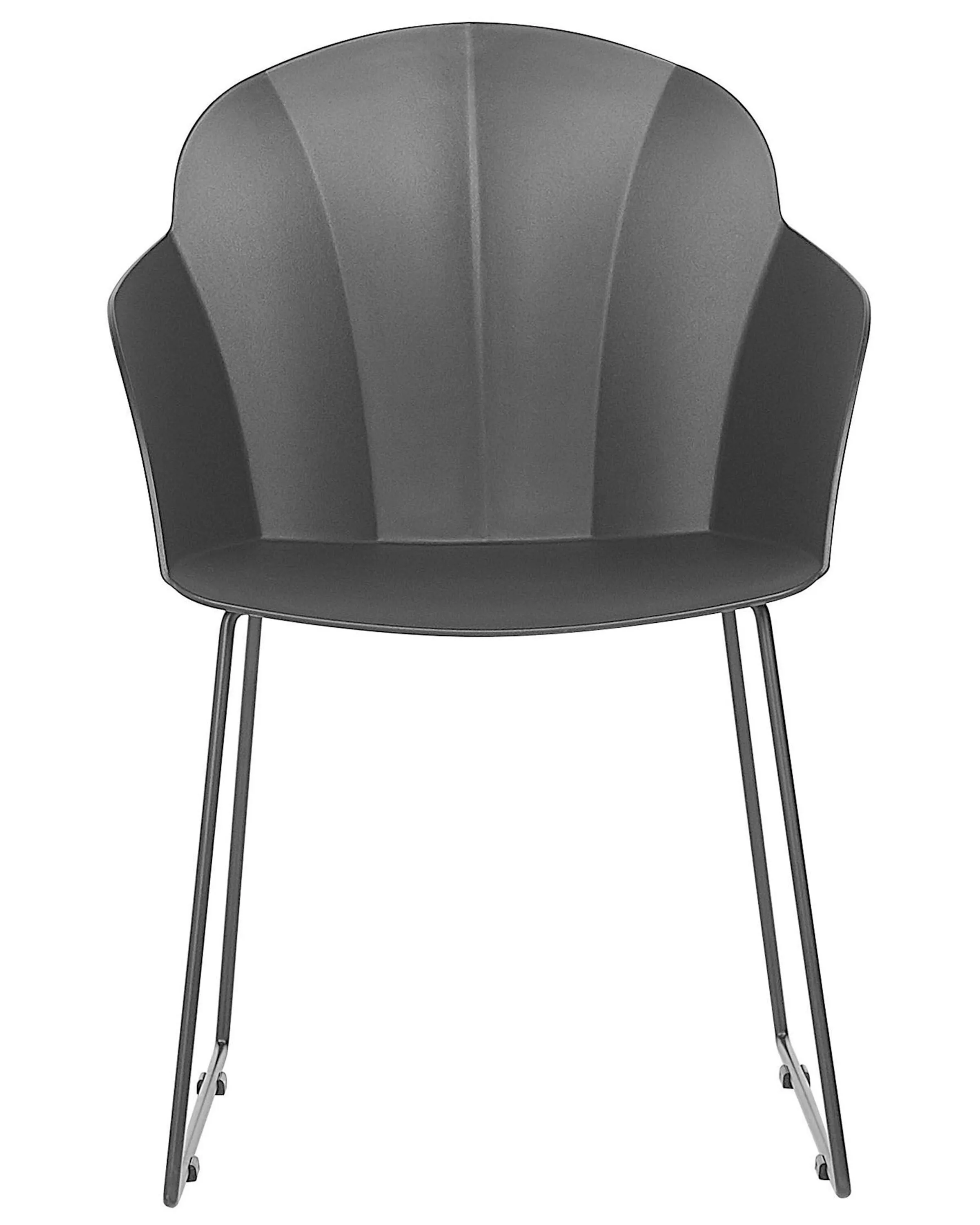 Set van 2 eetkamerstoelen SYLVA Zwart