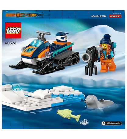 LEGO? City - Polarforsker-snescooter 60376 - 70 Dele