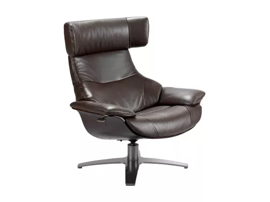 Fauteuil pivotant en cuir avec relax 5022 ANGEL CERDA