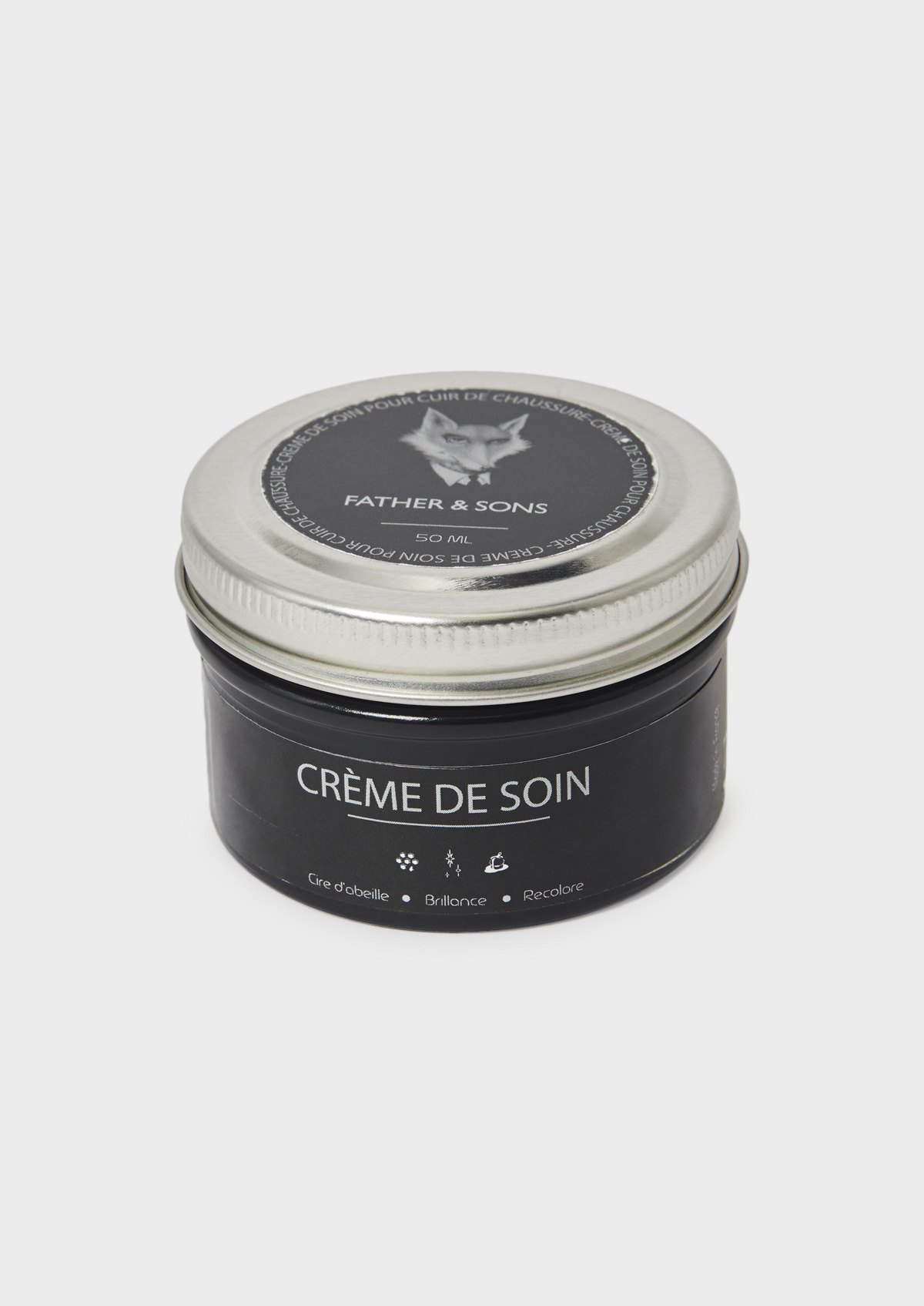 Crème de cirage noire pour cuir