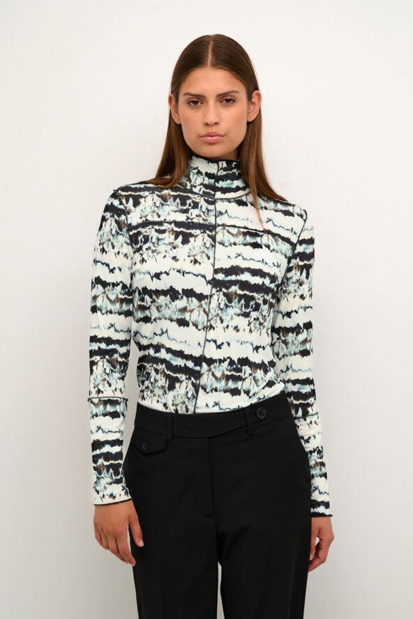 Karen by Simonsen MarbelKB Top Marbel print aop ether