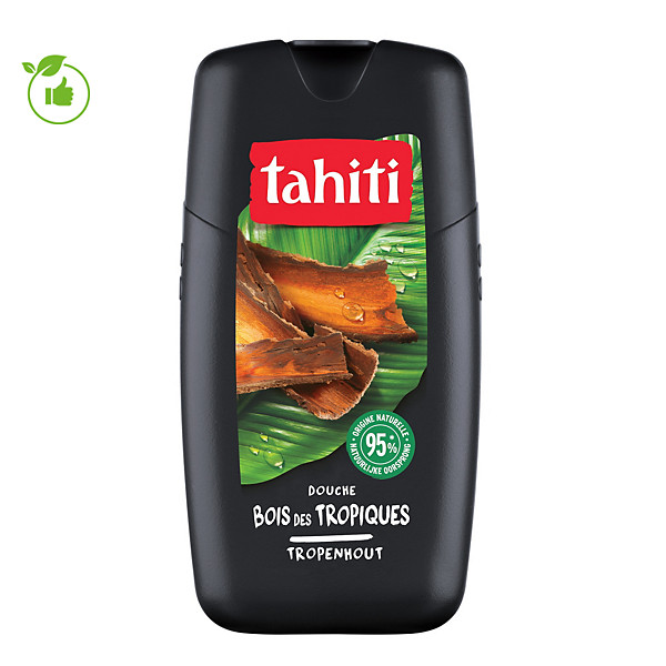 Gel douche Tahiti bois des tropiques, flacon de 250 ml
