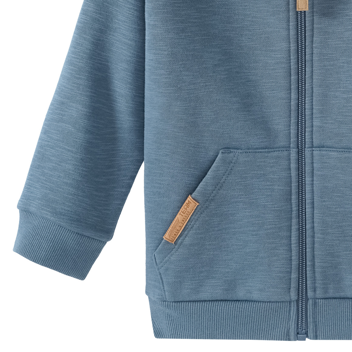 Topolino Jungen Sweatjacke mit Flammgarn blau