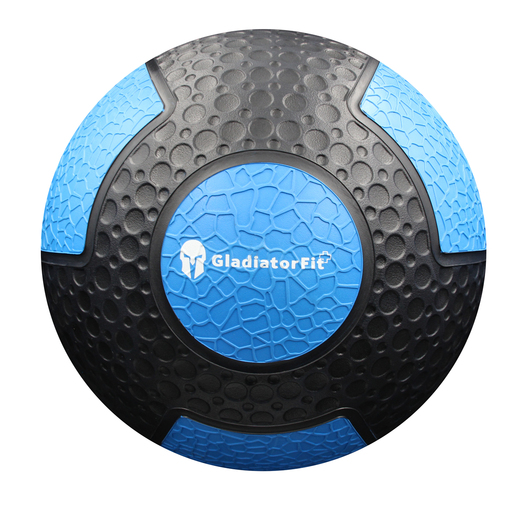 Bola medicinal Gladiatorfit de borracha durável de 6 kg