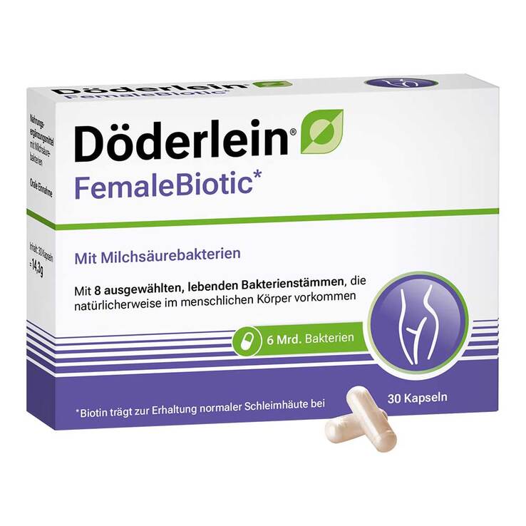 Döderlein Female Biotic mit Milchsäurebakterien Kapseln , 30 St