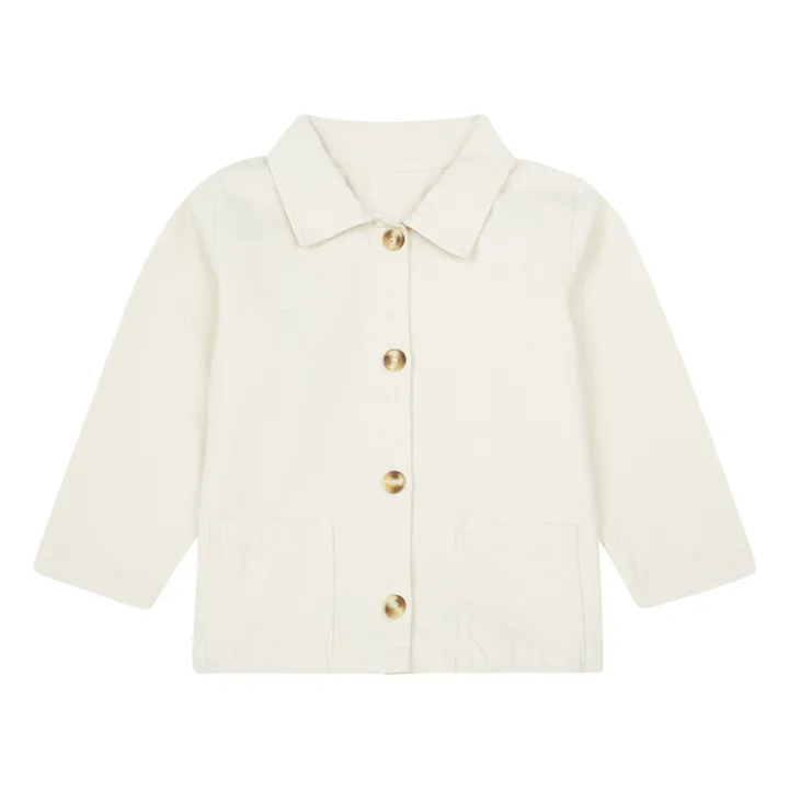 Poudre Organic Veste Denim Coton Bio Mûre | Ecru