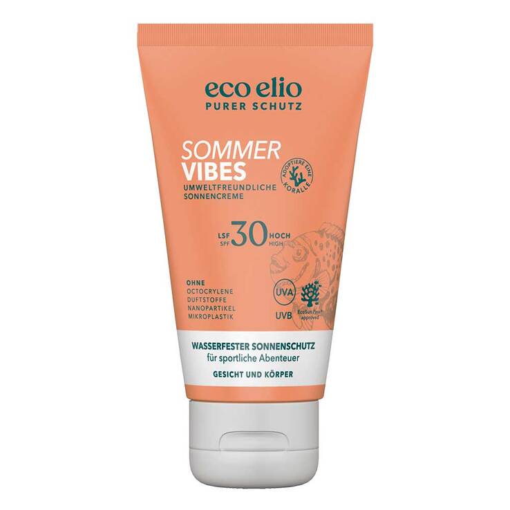 Eco Elio Sommer Vibes Sonnencreme LSF 50 + , 75 ml