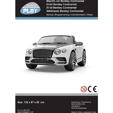 Bentley elektrisk bil 7V