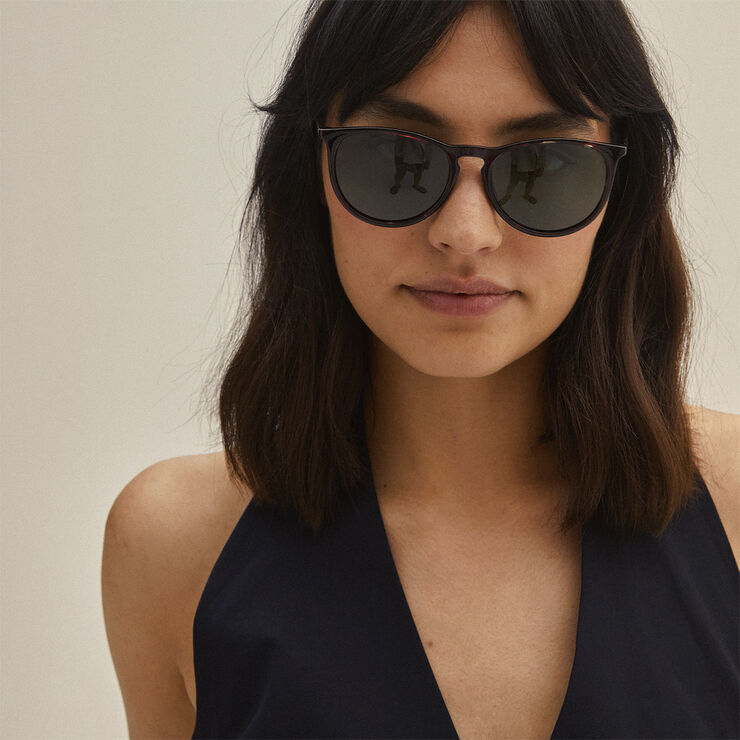 Pilgrim VANILLE sunglasses tortoise brown/gold Brun