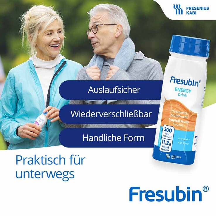 Fresubin Energy Drink Mischkarton Trinkflasche, 6X4X200 ml