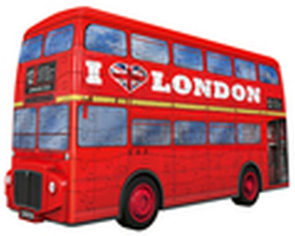 Ravensburger 3D Puzzle London Bus 12534 - 216 Teile - Das berühmte Fahrzeug Londons als 3D Puzzle für Erwachsene und Kin