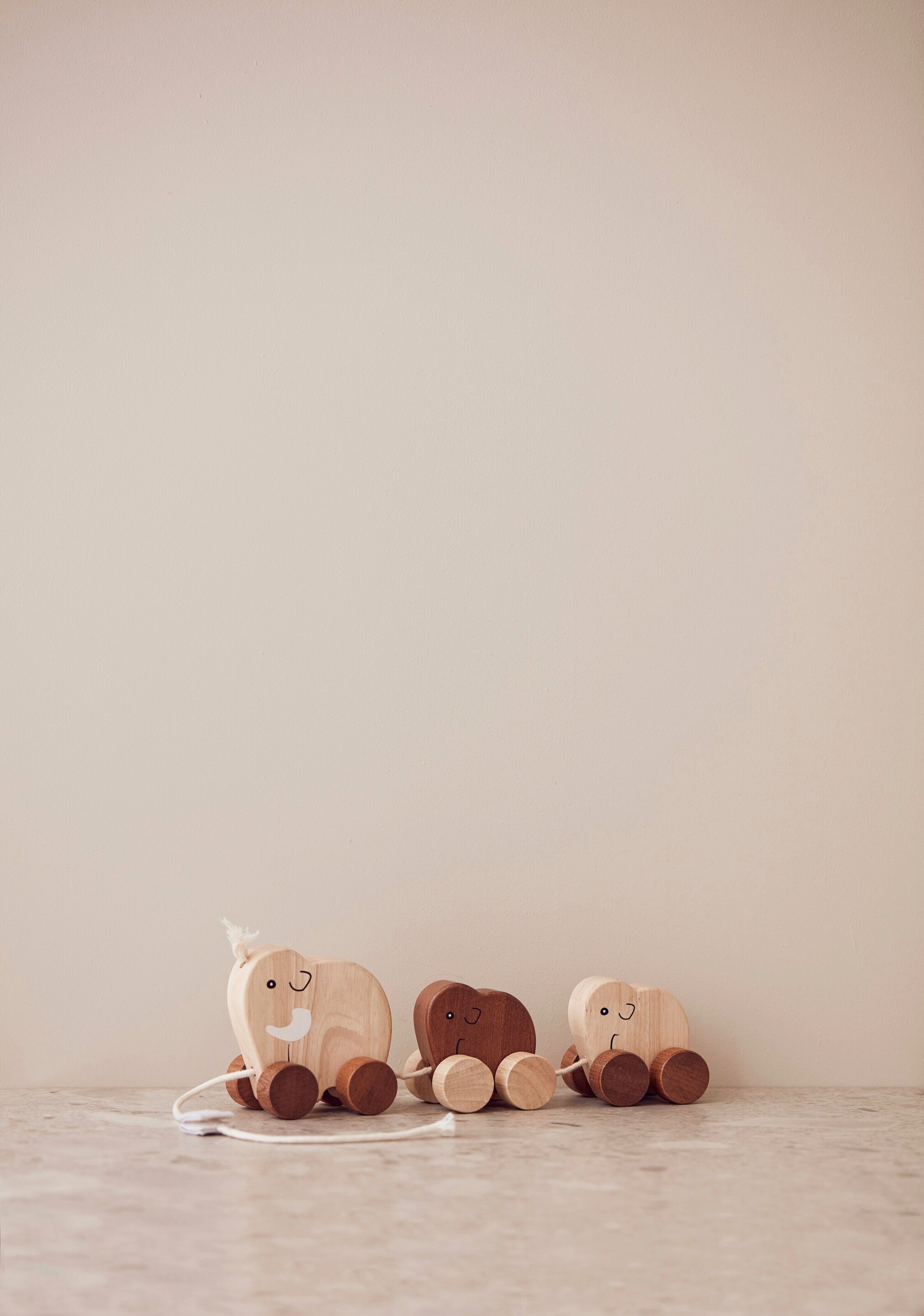 Kids Concept Nachziehtier Mammutfamilie