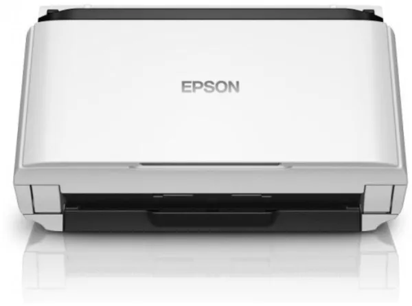 Epson WorkForce DS-410 - Dokumentscanner - Contact Image Sensor (CIS) - Duplex - A4 - 600 dpi x 600 dpi - op til 26 ppm (mono) / op til 26 ppm (farve) - ADF (50 ark) - op til 3000 scanninger pr. dag - USB 2.0