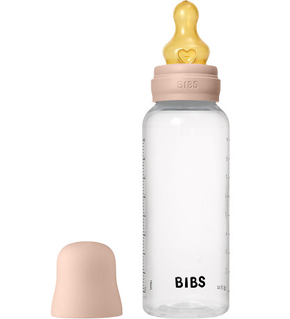 BIBS Babyflasche - 270 ml - PP/Naturgummi - Blush