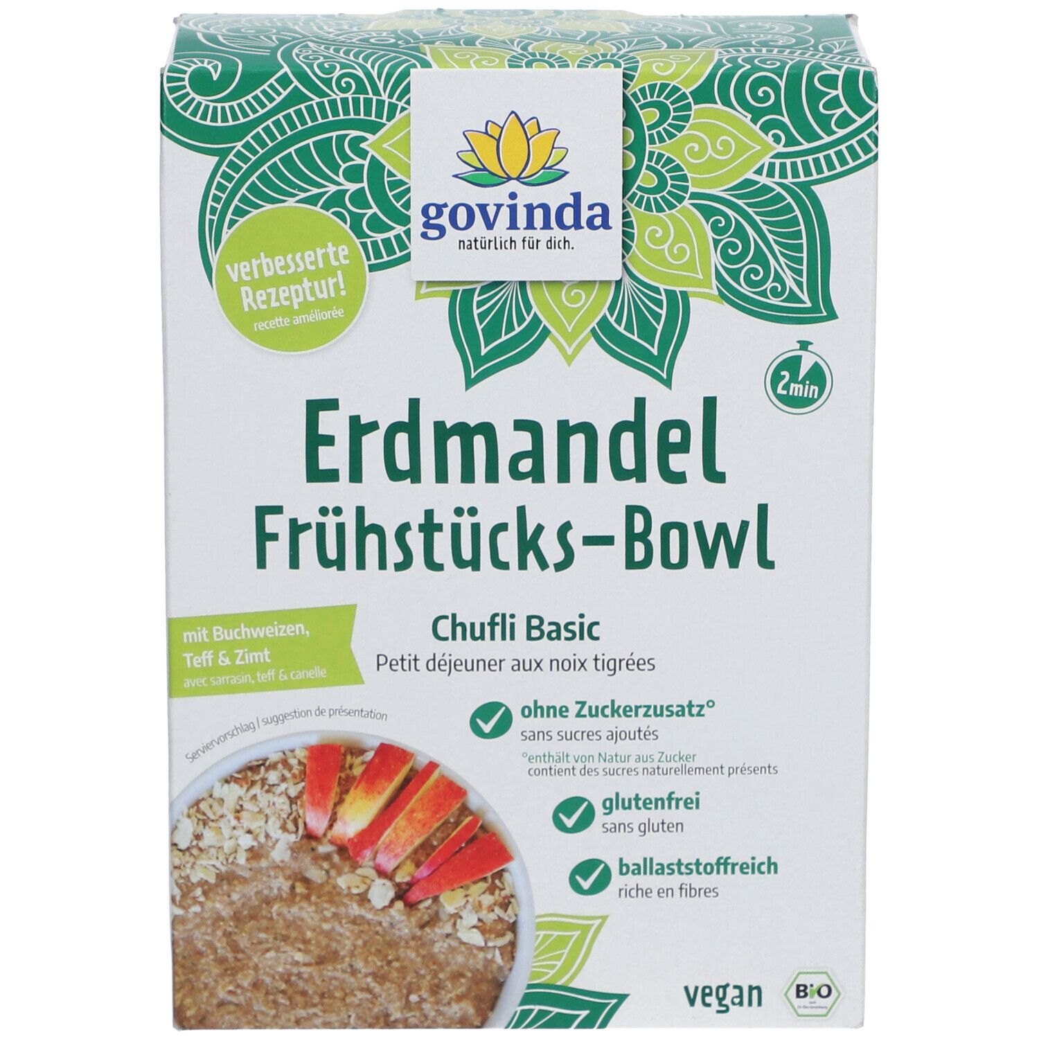 Govinda Erdmandel-Frühstücks-Bowl Chufli Basic