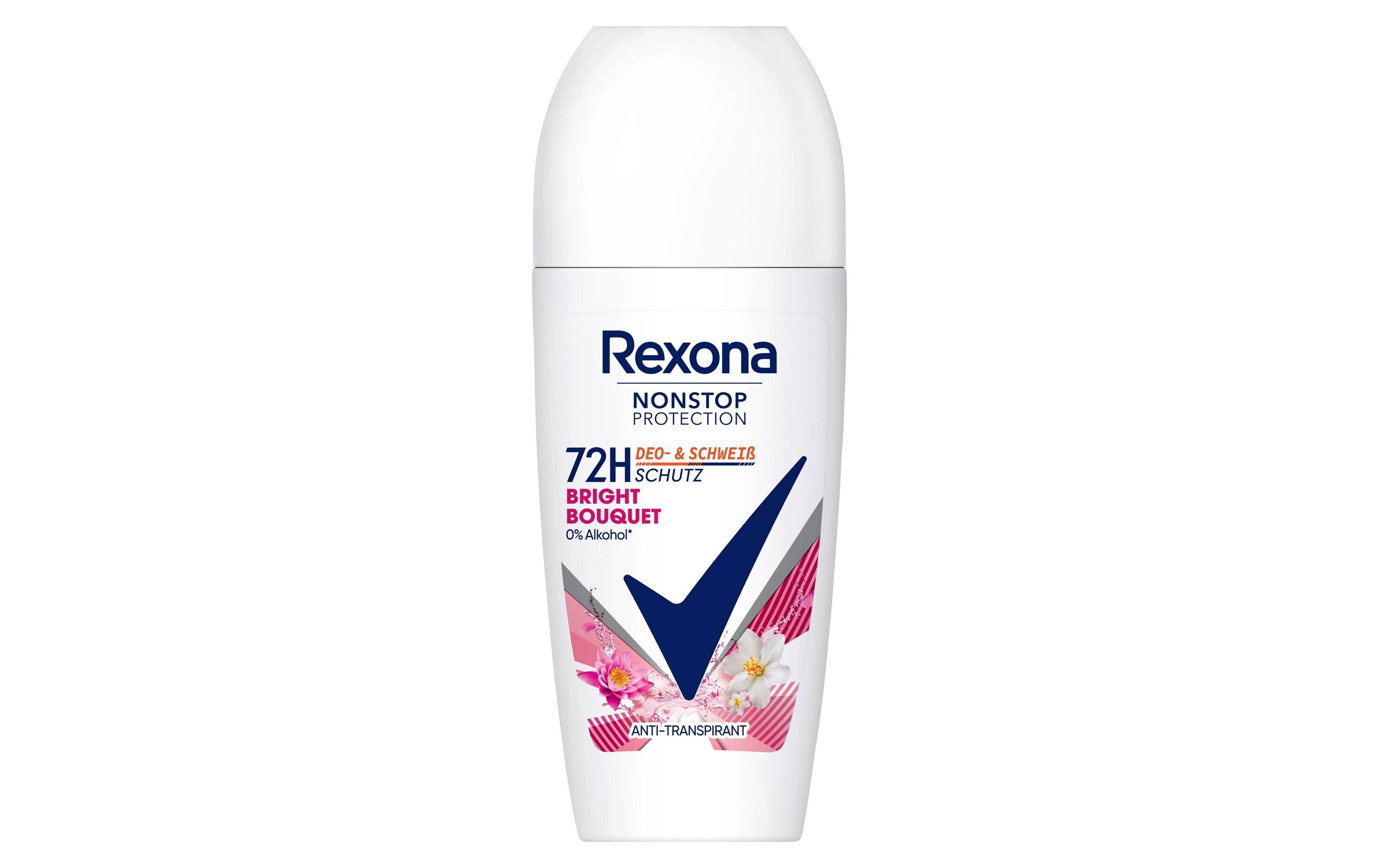 Deo Roll-on Nonstop Protection Bright Bouquet 50 mlAnti-Transpirant Roll-on bietet zuverlässigen Schutz