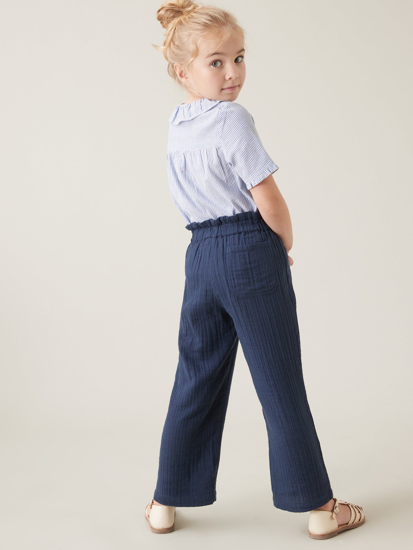 Blouse Fille à collerette