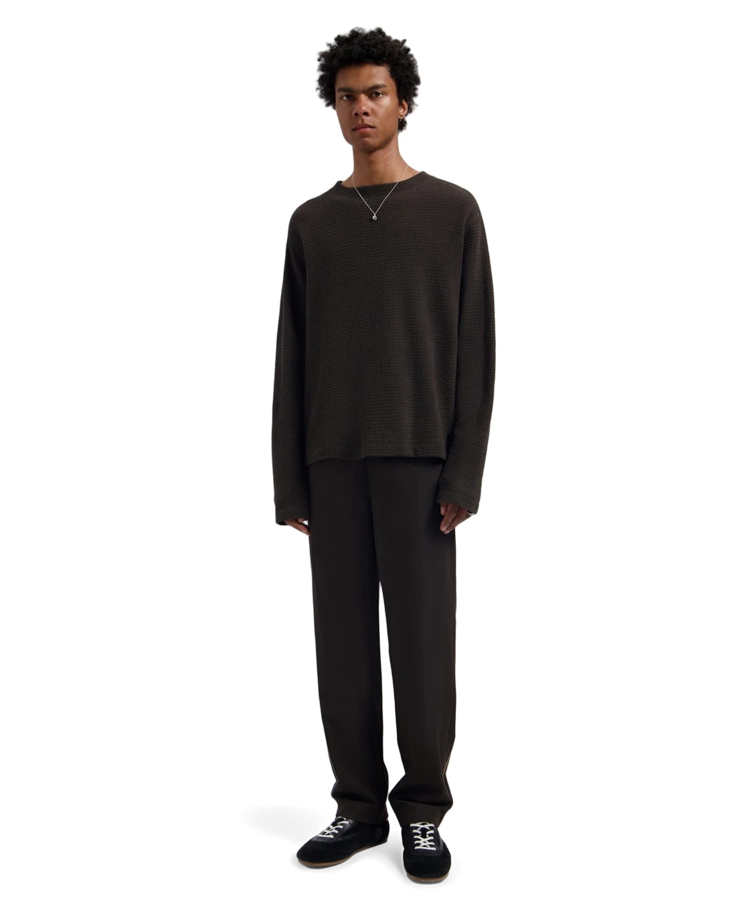 Olaf Slim Elasticated Pant heren pantalon bruin