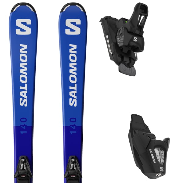 Pack ski SALOMON S/RACE JR S + C5 GW J75 RACE BLUE / WHITE