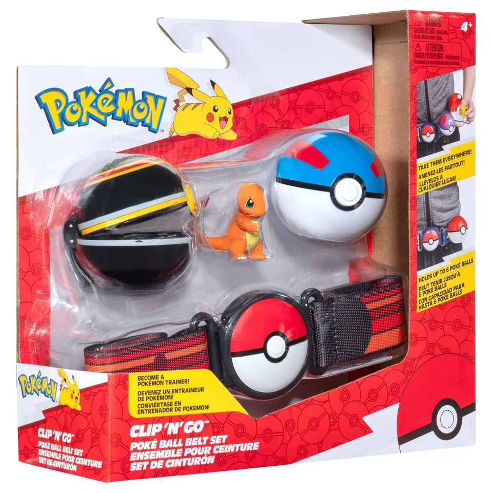 Pokemon - Clip N Go Belt Set Charmander