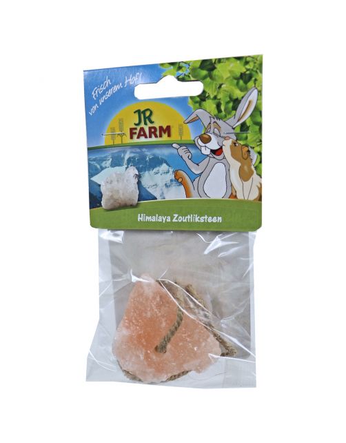 Jr Farm Liksteen Himalaya - Knaagdiersnack - 80 g Lichtroze