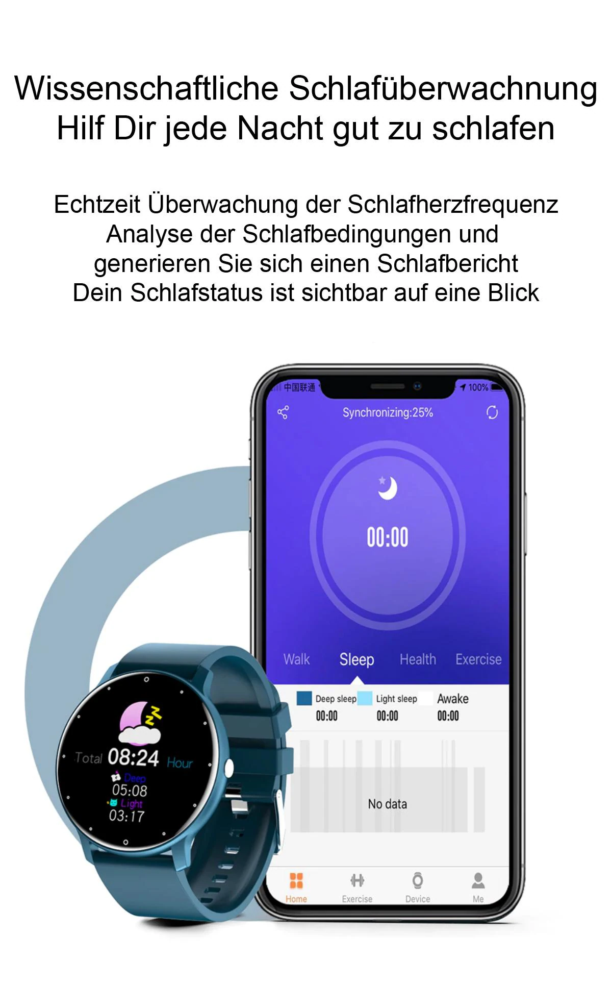 TPFNet Smart Watch / Fitness Tracker IP67 - Android & IOS - Rosa