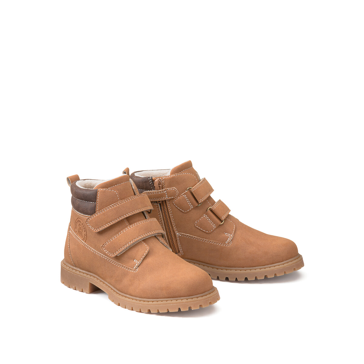 COLEÇÃO LA REDOUTE<br>Botas de cano curto com faixa canelada