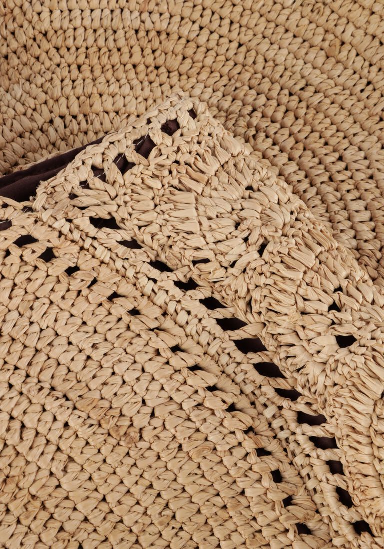 beige rabarany handtas nell xl