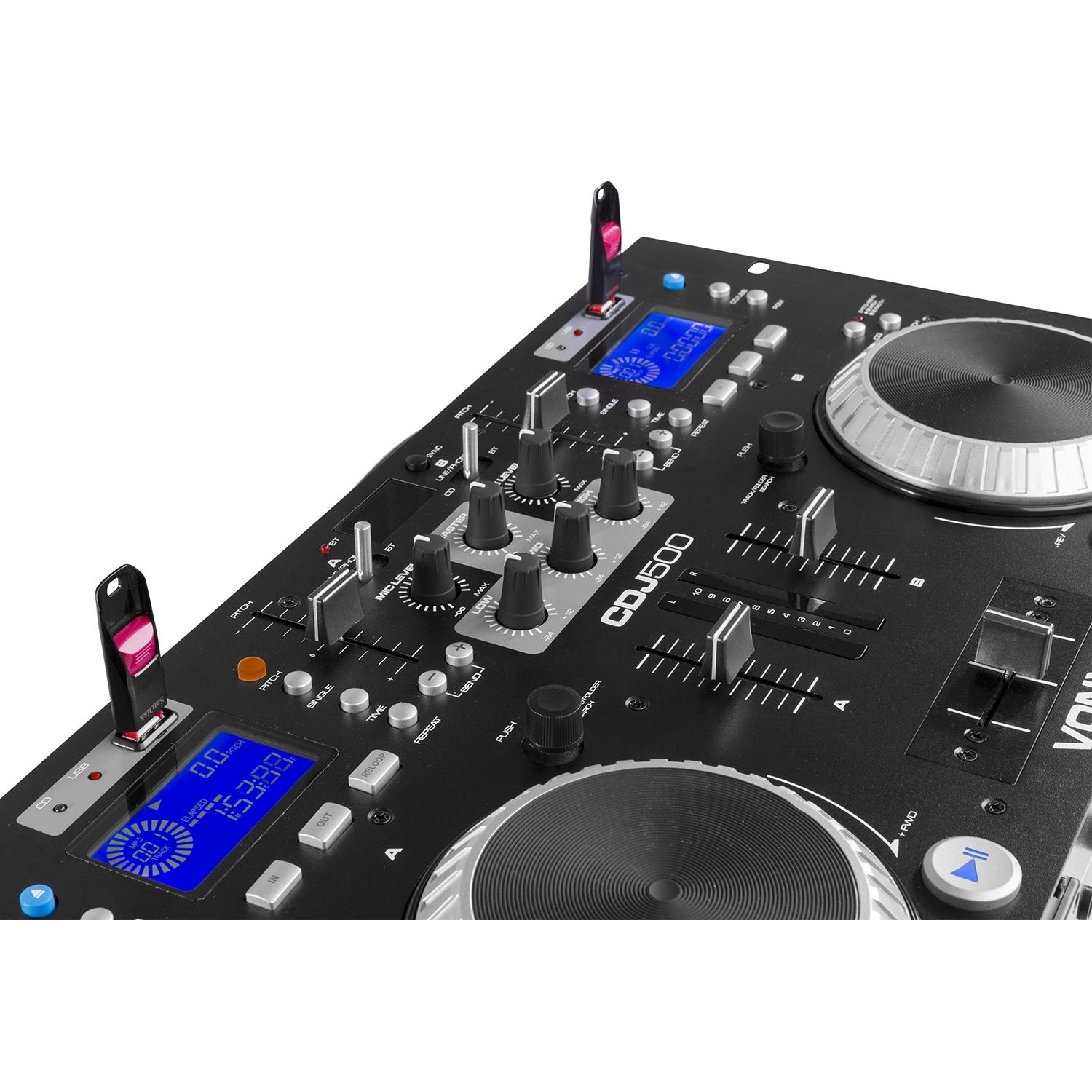 Vonyx CDJ500 dubbele CD speler met versterker