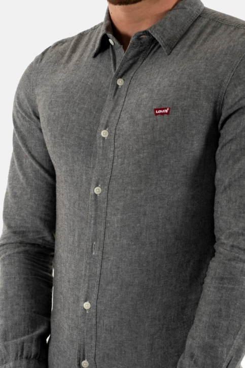 Chemise levi's® ls battery hù shirt slim 0018 black agate