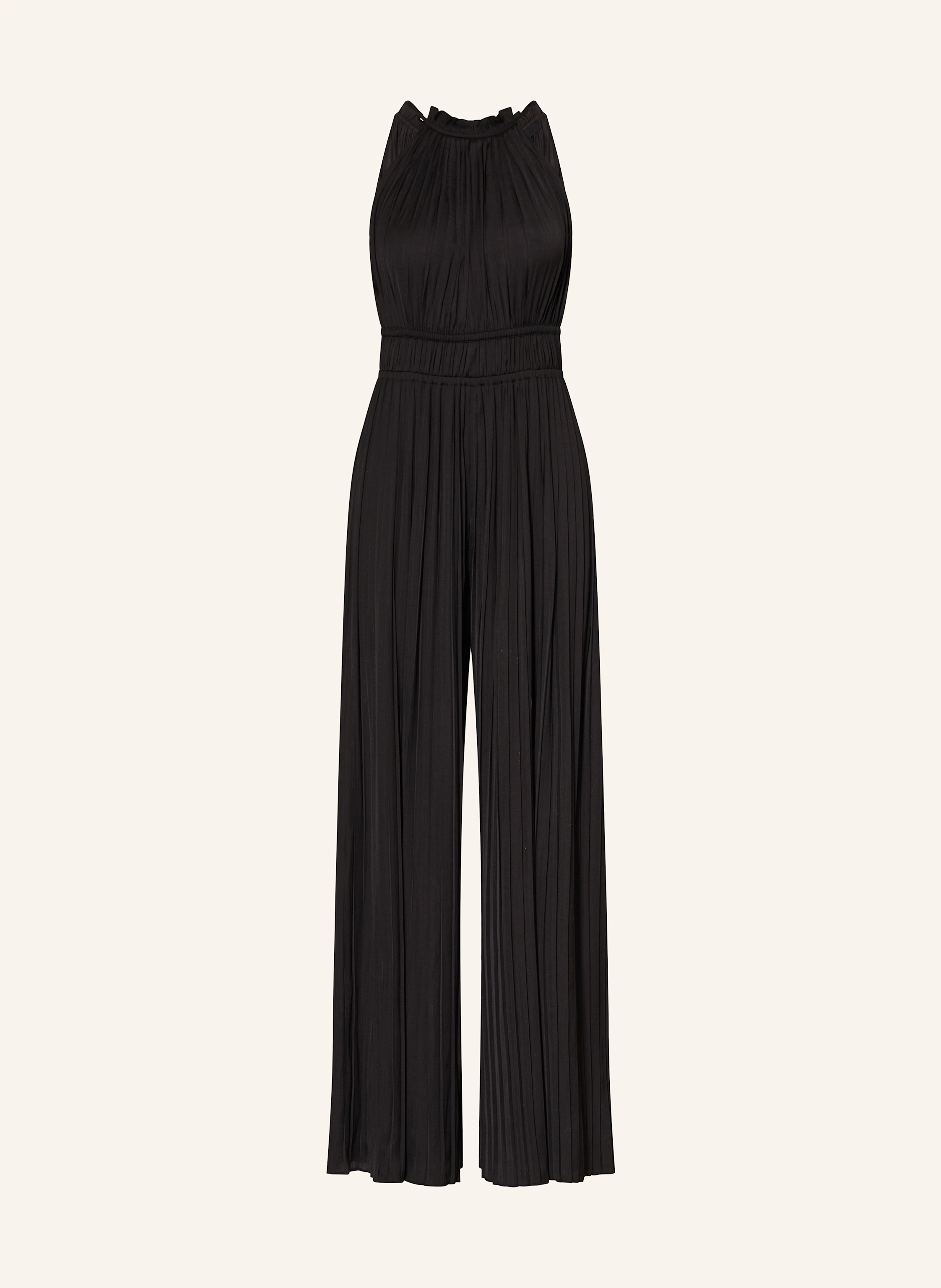 maje Jumpsuit mit Plissees und Cut-out
