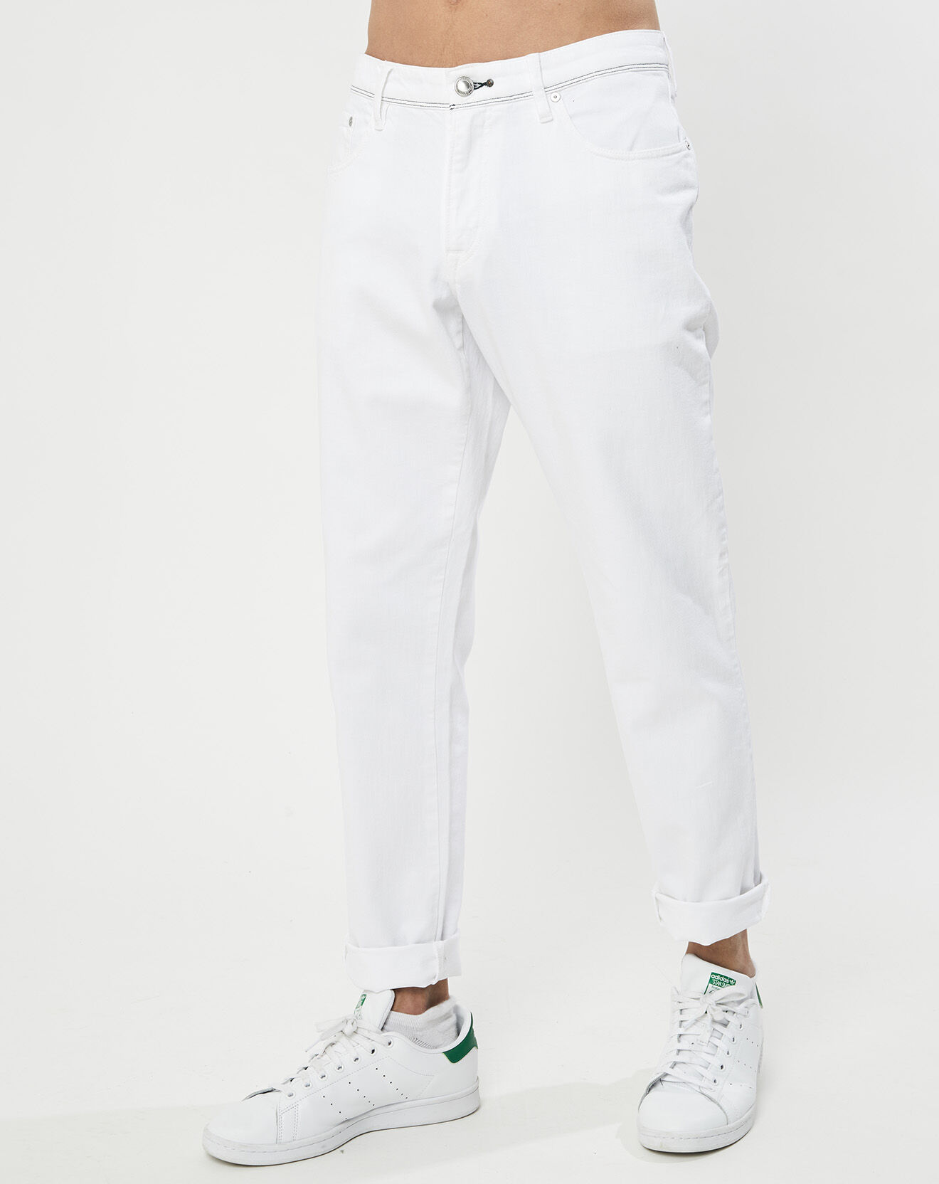 Hackett London Jean uni blanc