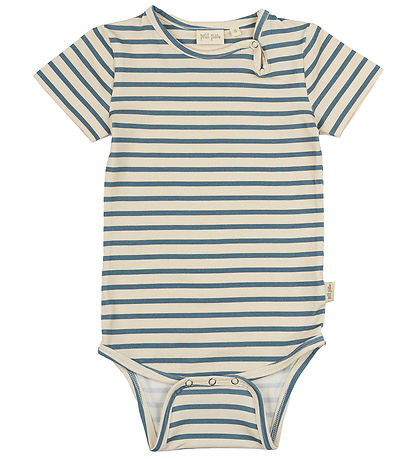 Petit Piao Body k/ä - Gesamt - Blue Mirage/Off White