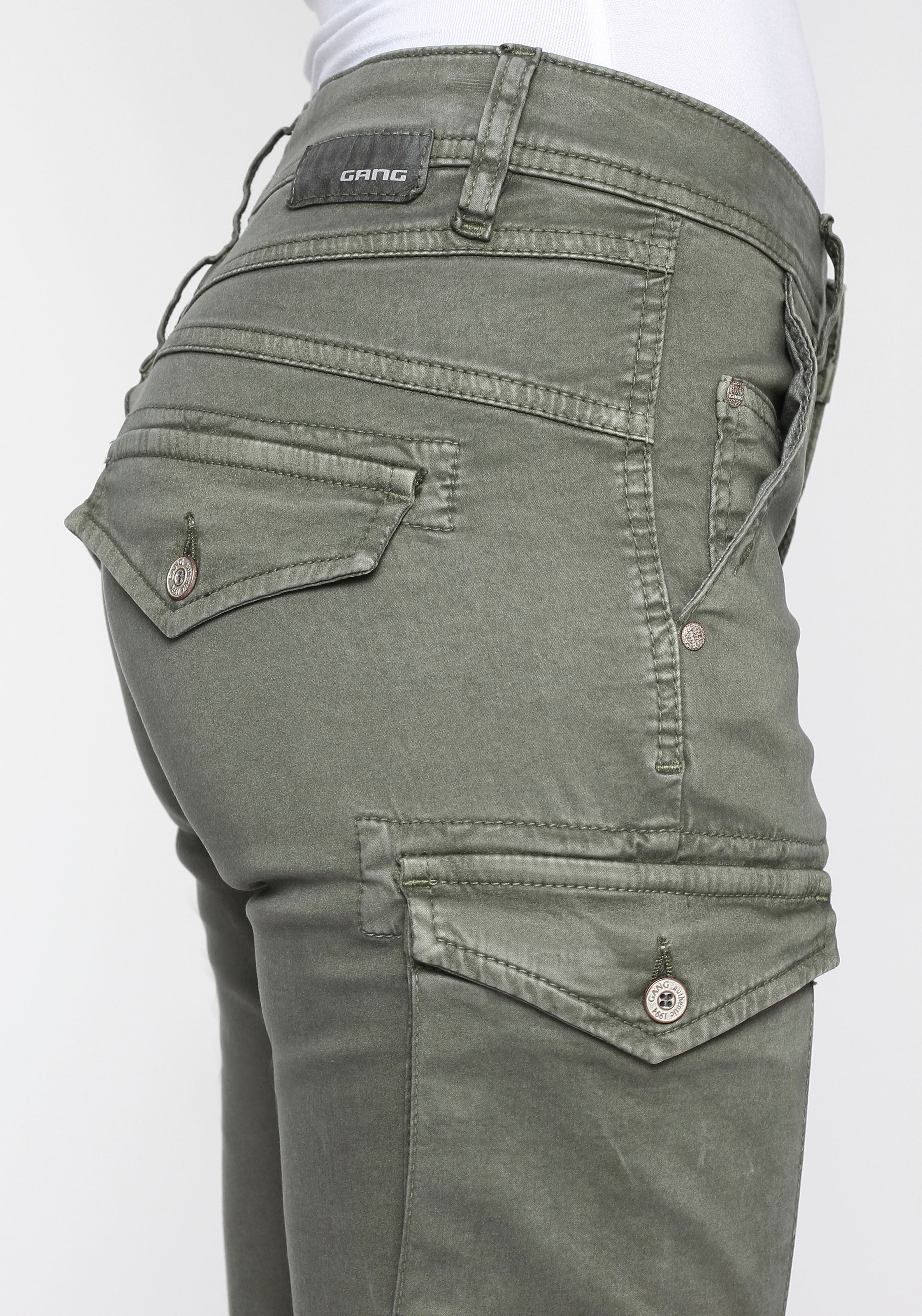 GANG Cargohose »94AMELIE«  mit aufgesetzten Cargotaschen