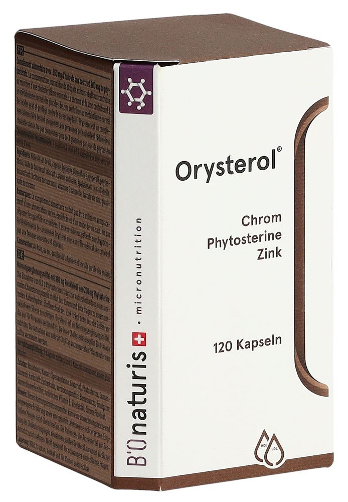 BIONATURIS Orysterol Reiskleieöl 360 mg<br>120 Stück, Dose, Kapsel