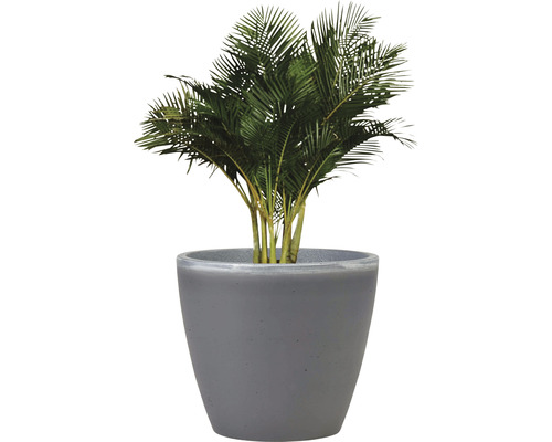 Lafiora gladde plantenpot Ø 32 cm H 28 cm antraciet/grijs
