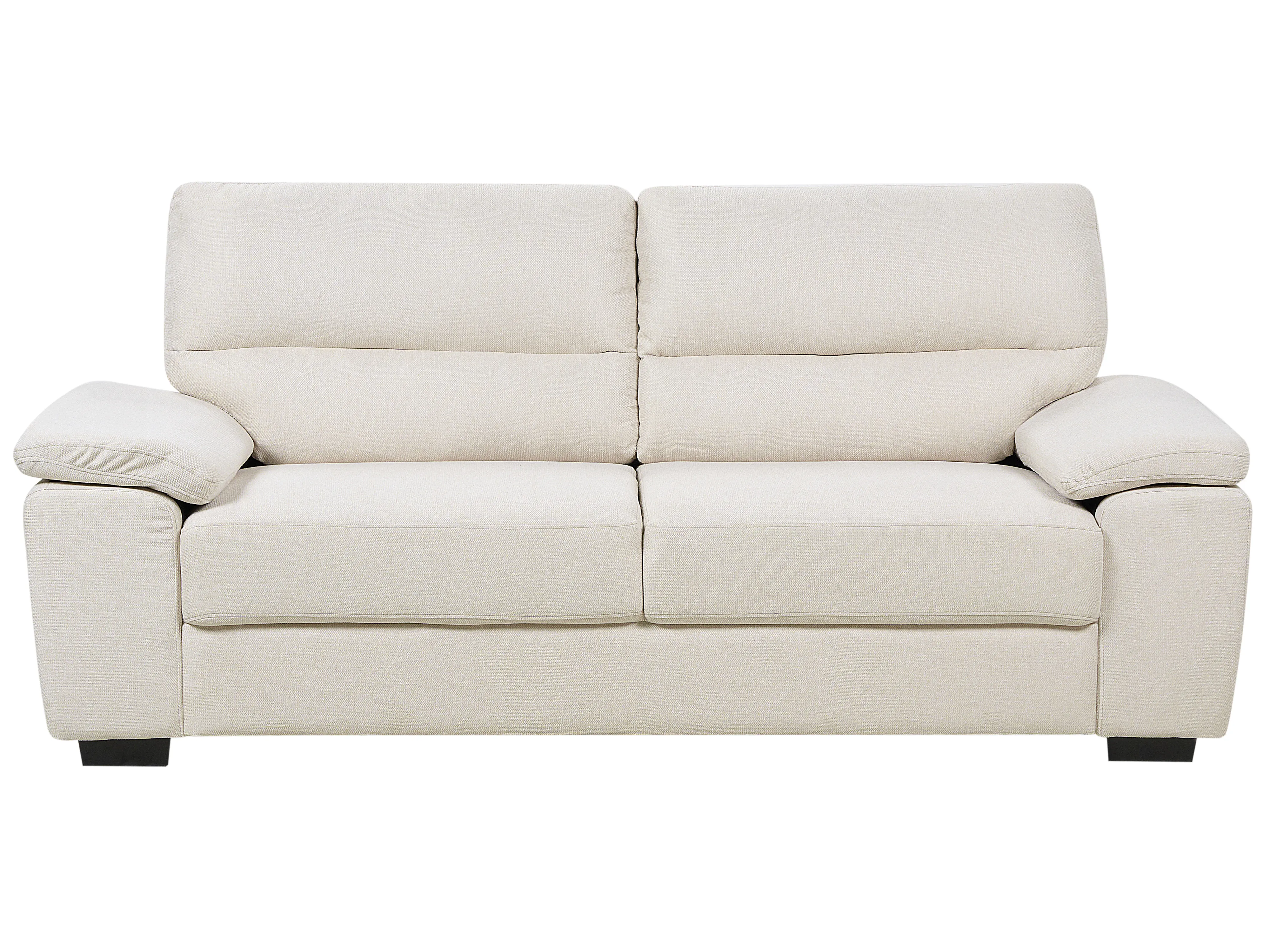 Bank 3-zits VOGAR Stof Lichtbeige