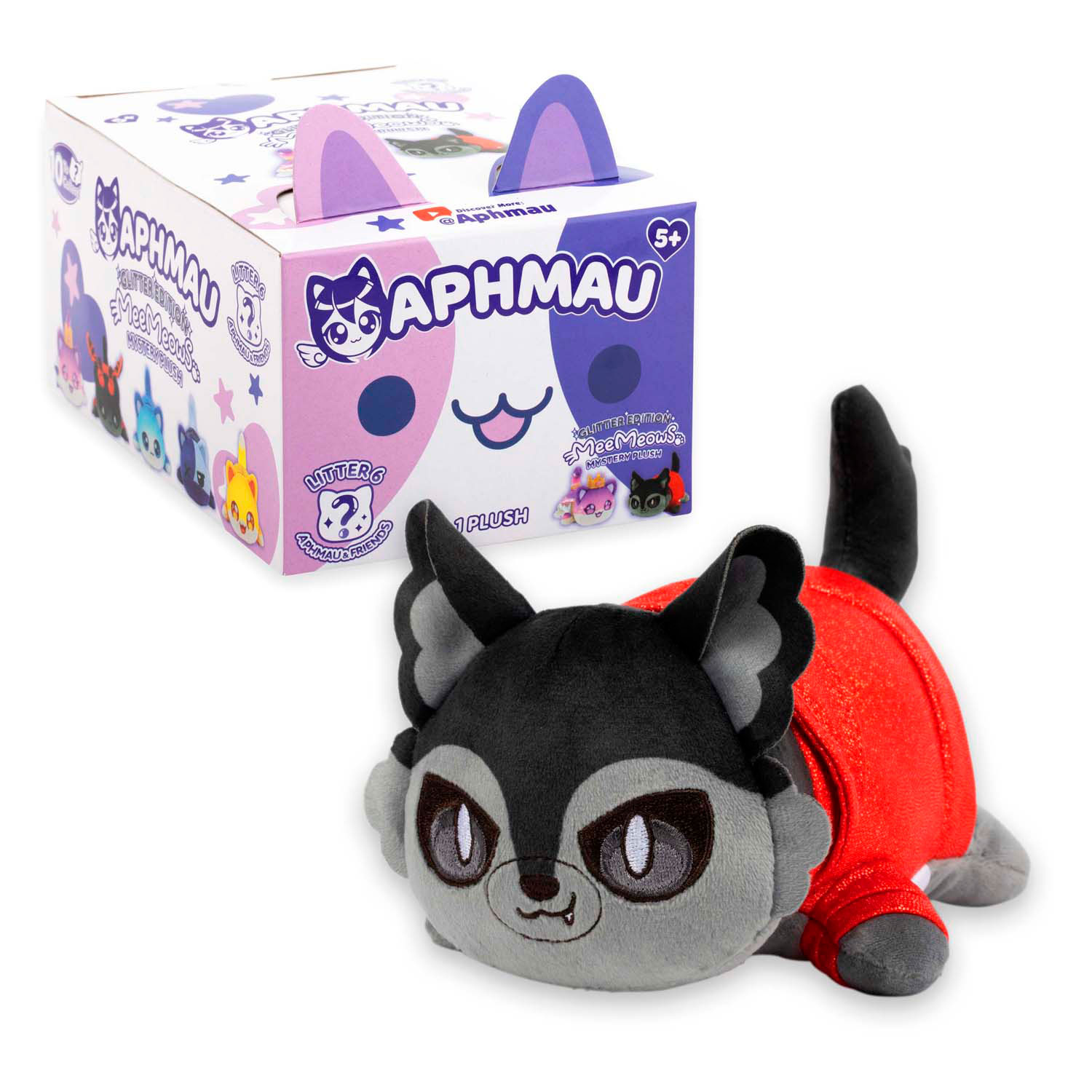 Aphmau & Friends6 Verrassing Meemeow Knuffel Pluche, 15cm