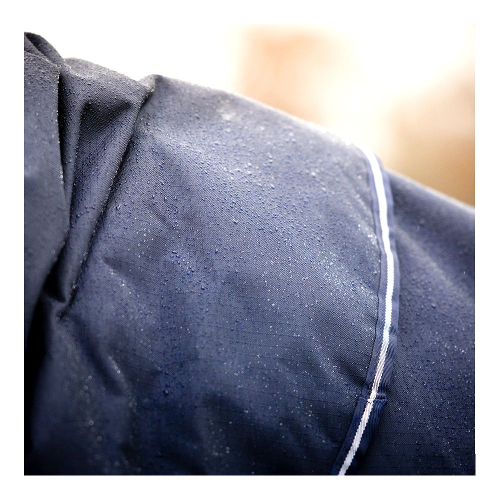 Horseware RAMBO DUO FORCE 100G  + LINER 100G ET 300G  -  Couverture de paddock + couvre-cou navy/white