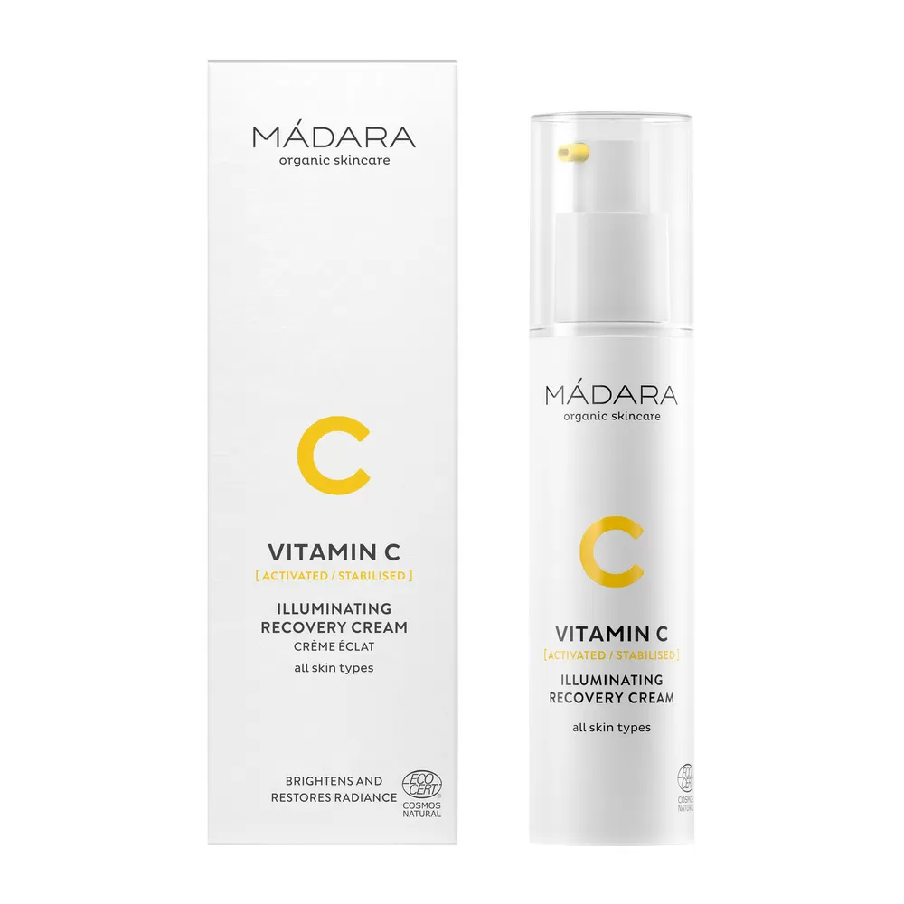 Mádara Vitamin C Illuminating Recovery Cream - 50 ml.