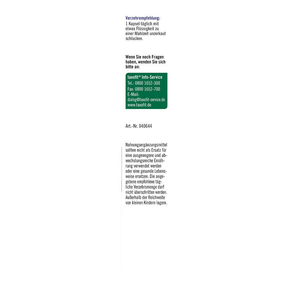 taxofit® Augen Sehkraft Tag+ Nacht