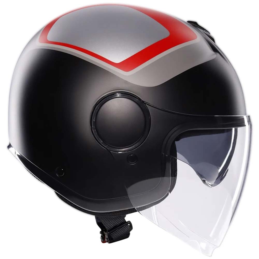 AGV - Casque Eteres Scaglieri Noir / Gris / Rouge / Mat