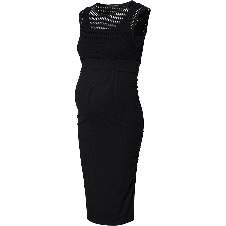 SUPERMOM Kleid Crochet Black