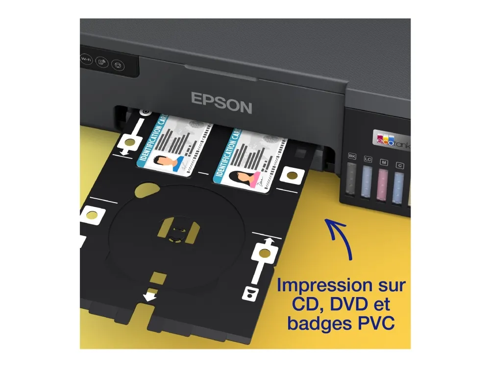 Epson EcoTank ET-18100 - Printer - farve - blækprinter - kan genopfyldes - A3 - 5760 x 1440 dpi - op til 8 spm (mono) / op til 8 spm (farve) - kapacitet: 80 ark - USB, Wi-Fi