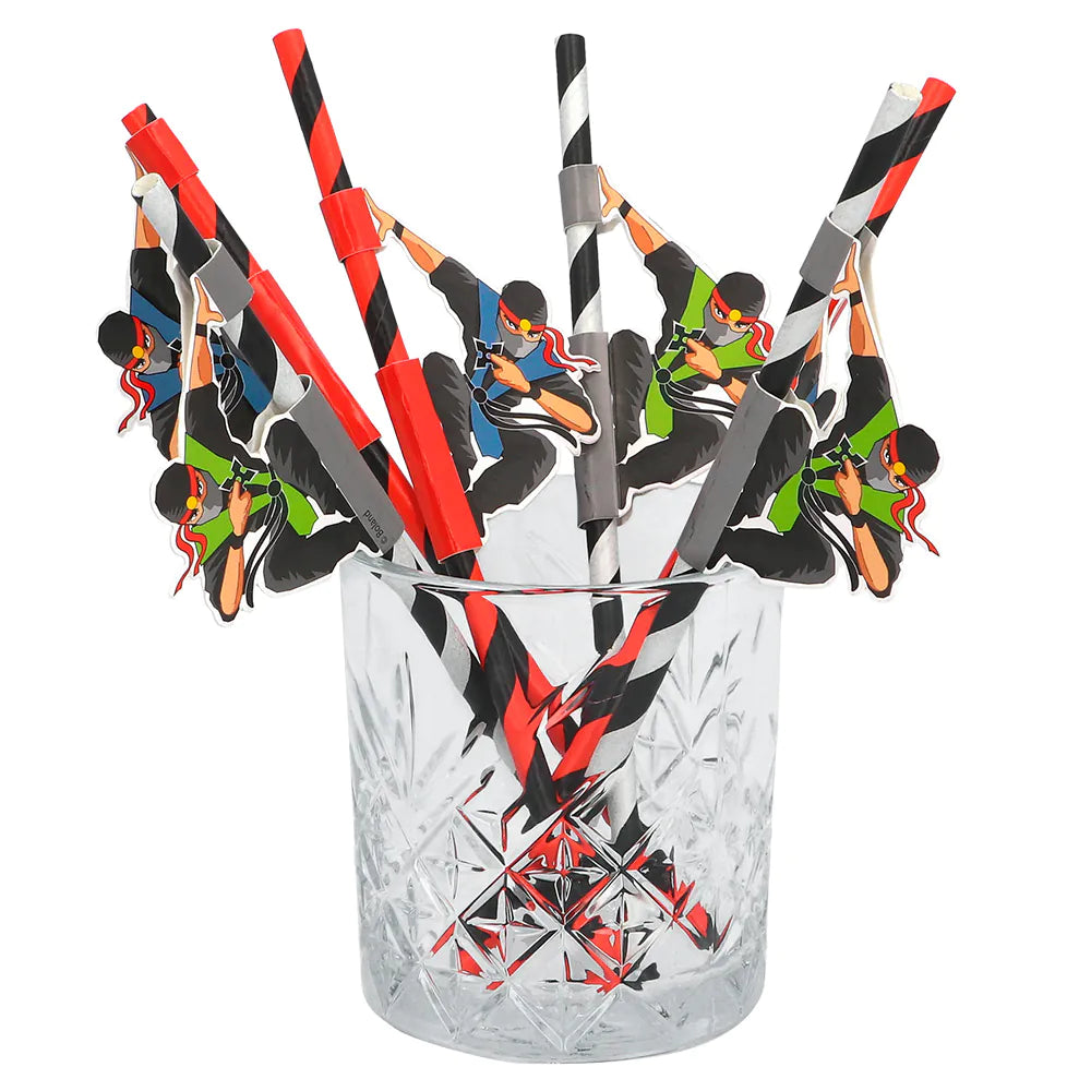 Ninja Rietjes 20cm 6st