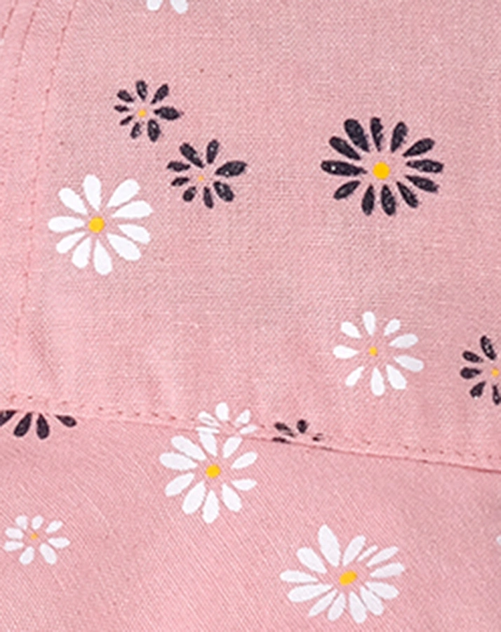 Sommerhut FLORAL FLAPPER in zartrosa