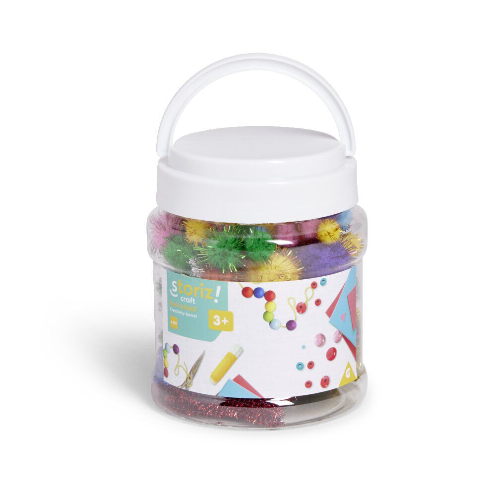Baril créatif 210 pièces